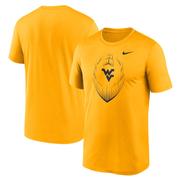 West Virginia Nike Legend Football Icon Tee